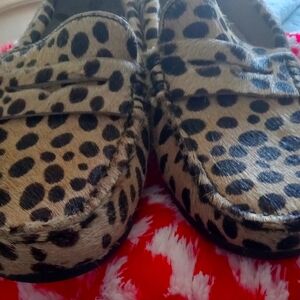 Leopard Print Loafers